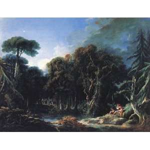     François Boucher   32 x 24 inches   The Forest