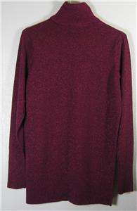 DG2 Diane Gilman Turtleneck Sweater, Sz Small, Red, NWT 