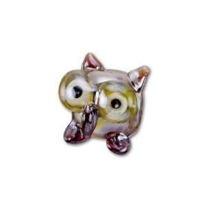  Mini Mamba Owl Boro Glass Bead Arts, Crafts & Sewing