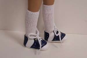   BLUE Saddle Oxford Doll Shoes For Dianna Effner 13 Vinyl♥  