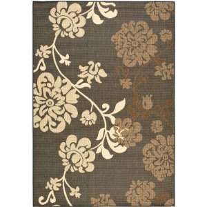   Natural Indoor/Outdoor Square Area Rug, 6 Feet 7 Inch