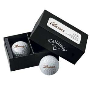  Promotional Golf Balls   Callaway 2 Ball Business Card Box 