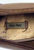 Miu Miu Heel. Women Shoes. Light Brown. 6.5US / 37EU / 5AU  