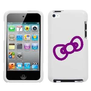APPLE IPOD TOUCH ITOUCH 4 4TH HELLO KITTY PURPLE BOW OUTLINE ON A 