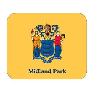   State Flag   Midland Park, New Jersey (NJ) Mouse Pad 