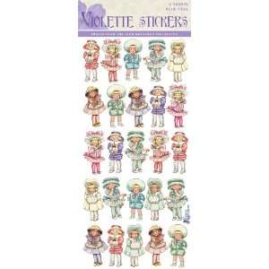  Violette Stickers Dainty Dimples Dolls
