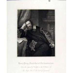   Portrait Print Henry Perry Ninth Earl Northumberland