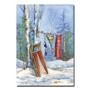  Winter Memories   Toland Art Banner: Patio, Lawn & Garden