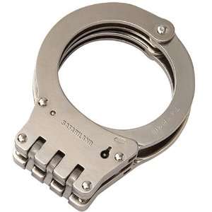  Standard Hinge Handcuff Nickel: Home Improvement