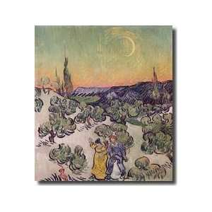  Moonlit Landscape 1889 Giclee Print