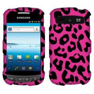 New For MetroPCS Samsung R720 Admire Leopard Hot Pink 2D Txt Accessory 