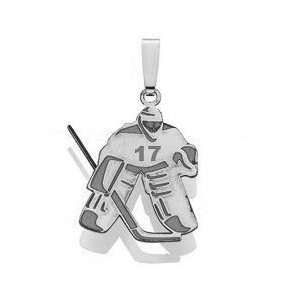  Custom Hockey Goalie Pendant Jewelry