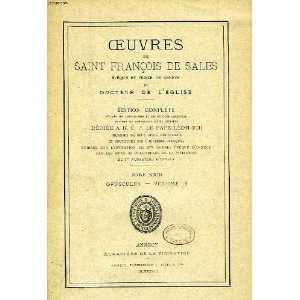   de Sales. Tome XXIII Opuscules  Vol. 2. Franz von Sales Books