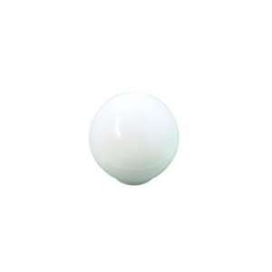   : White 1 1/4 Plastic Ball Cabinet Knob Lot of 10: Home Improvement