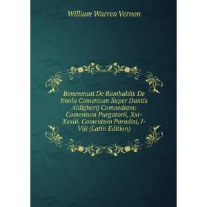   Inferni Xviii Xxiv (Latin Edition) William Warren Vernon Books