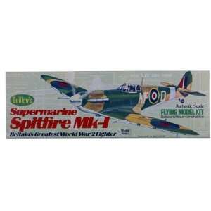  Guillows Supermarine Spitfire MK 1 Model Kit Toys & Games