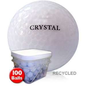  Crystal CLEAR mix (100) Perfect Mint Used Golf Balls 