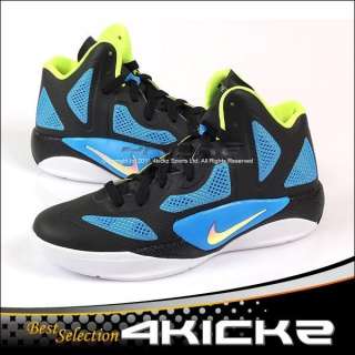 Nike Hyperfuse 2011 (GS) Black / Blue Boys Basketball  