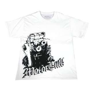 MotorCult T Shirt Cotton White Motor Cult Logo Mens Medium Ea  