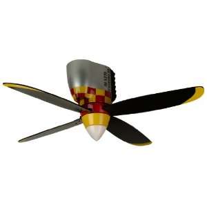   Youth Fans Youth Four Blade Indoor Hugger Fan with Integrated Light
