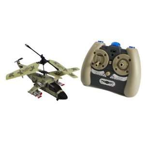   Coaxial Micro RC Helicopter w/ Gyro (Camouflage Green) Toys & Games