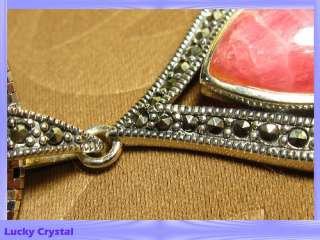 Lucky Crystals Rhodochrosite Pendent A68141  