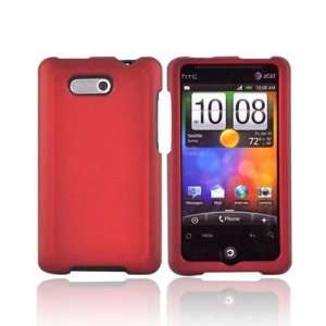 For HTC Aria Rubberized Hard Case Cover RED: Cell Phones 