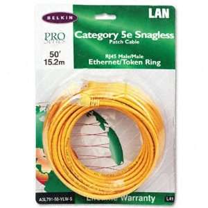  New CAT5e Snagless Patch Cable RJ45 Connectors 50 ft Case 