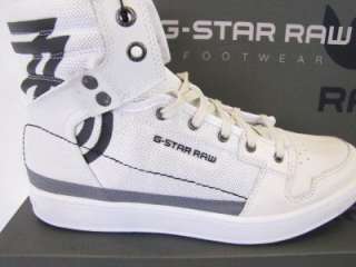 Star Shoes Integer Hi Leather and Textile Designer White Men New 