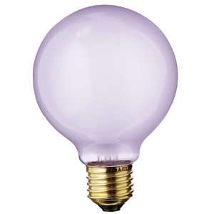   S4815 40W 120V Globe G25 Full Spectrum Frost Incandescent light bulb