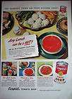 1950s ad Hunts tomato Mamma Mia Spaghetti Sauce recipe  