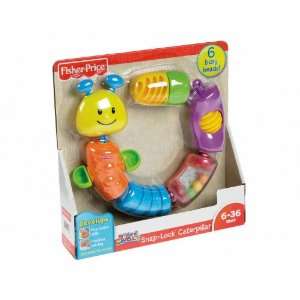  Fisher Price Brilliant Basics Snap Lock Caterpillar Toys 