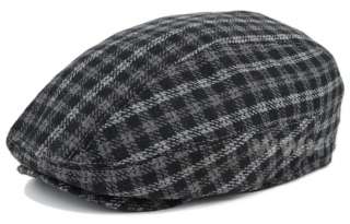 Black Luxury Scott Cabbie Cap Ivy Hat 24 1/2 ivxl3112  
