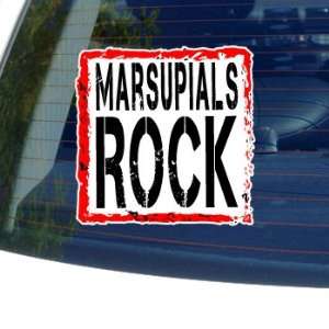  Marsupials Rock   Window Bumper Laptop Sticker: Automotive