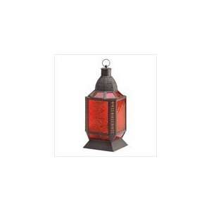  Amber Square Moroccan Lantern