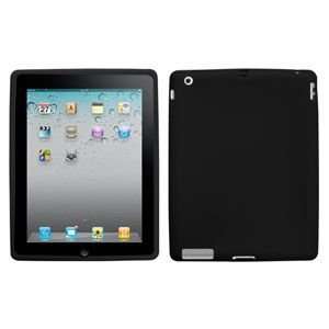 Apple iPad 2 Silicone Case (Black) Cell Phones 