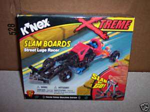 KNEX 92 Piece Xtreme Slam Board STREET LUGE RACER 10828  