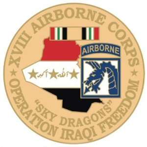    18th Airborne Division Operation Iraqi Freedom Pin 