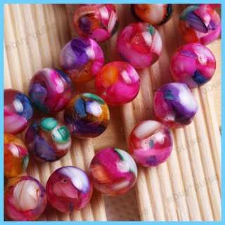 10mm Multicolor Mother of Pearl Shell Round Beads 15  