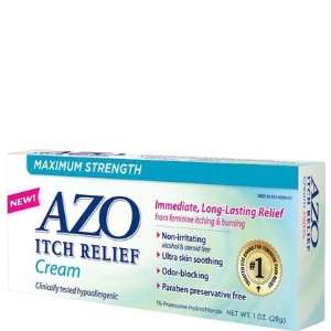  AZO Itch Relief Cream 1, oz. (Pack of 4) Health 