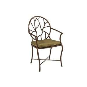   Arm Patio Dining Chair Smooth Limestone Finish: Patio, Lawn & Garden
