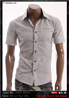 DOUBLJU Mens Best Shortsleeve Casual Shirts Collection  
