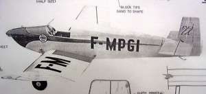 Vintage JODEL D 9 Midwest 40 1/2A RO RC Model Airplane Kit PLANS 