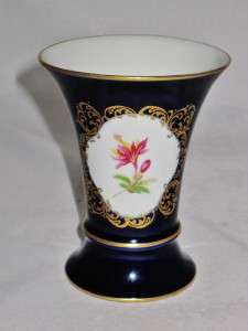Lindner Cobalt Small Vase Cup Echt Kobalt West Germany  