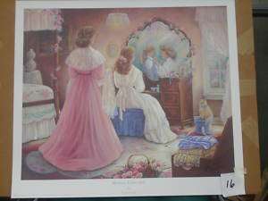Mamas Little Girl by Paula Vaughan Signed Numbered  