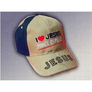   Lite Adjustable Cap I Love Jesus Prince of Peace