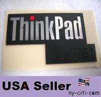 Thinkpad Z61 series Sticker Badge/Logo/Label C6  