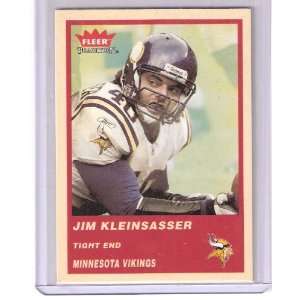  2004 Fleer Tradition 249 Jim Kleinsasser Minnesota Vikings 