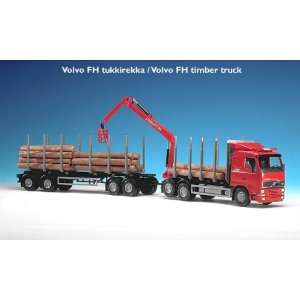  Emek 1/25 Volvo FH Timber Truck (red): Toys & Games