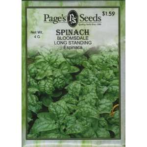  Spinach Bloomsdale Longstanding Patio, Lawn & Garden